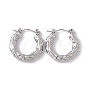 Толстые серьги-кольца из нержавеющей стали 304 EJEW-E199-10P