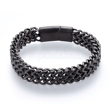 Браслеты из нержавеющей стали 304 BJEW-L631-31B-1