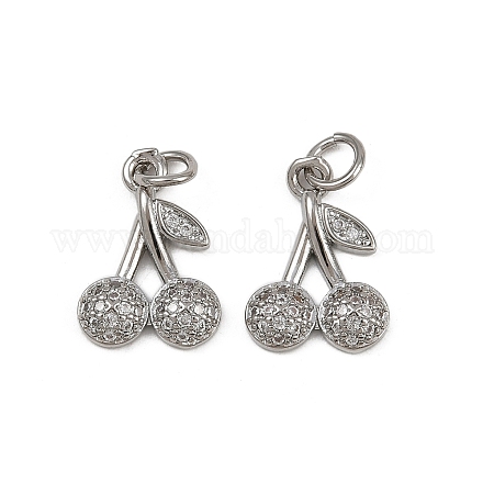 Латунные микро проложить кубического циркония подвески KK-Z120-08P-04-1