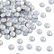 Preciosa® Crystal Hotfix Flatback Stones, Czech Crystal, Round(438 11 612 Chaton Rose VIVA 12 ®), 01000 White Opal, SS6(1.9~2.1mm)