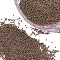 15/0 Round Glass Seed Beads, Grade A, Iris Round Beads, Copper Plated, 1.8~2x1~1.3mm, Hole: 0.5mm, about 30000pcs/bag