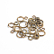 Brass Jump Rings, Open Jump Rings, Antique Bronze, 4~10x0.8~1mm, Inner Diameter: 2.4~8mm