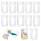 DELORIGIN 24Pcs Clear Gift Box 1.5 x1.5 x3.1inch Small Cases for Organizing Gift Candy Pantry Box Small Transparent Display Box for Birthday Wedding Candy Dessert Cookies Gift Box