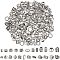NBEADS 180 Pcs 12 Styles African Hair Beads, Antique Silver Hair Beads Tibetan Style European Beads Large Hole Beard Beads Dreadlock Beads for Hair Braiding Jewelry Making, Hole: 3.5~7mm