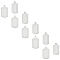 UNICRAFTALE about 30pcs Blank Rectangle Charms Stainless Steel Hypoallergenic Pendants Stamping Blank Tag Charms for Jewelry Making Stainless Steel Color 27mm