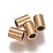 Ion Plating(IP) 304 Stainless Steel Tube Beads, Golden, 4x3mm, Hole: 2mm