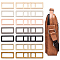 28Pcs 7 Colors Zinc Alloy Slider Buckles, Adjustable Buckle Fasteners, for Strap Leathercraft Bag Belt, Rectangle, Mixed Color, 39x19.5x4mm, 4pcs/color
