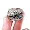 Natural Sesame Jasper Display Decorations, for Home Office Desk, Shell Shape, 30~35mm