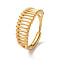 Ion Plating(IP) 304 Stainless Steel Hollow Adjustable Rings, Golden, 1.5mm,Inner Diameter: 18.9mm