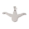 Non-Tarnish 201 Stainless Steel Pendants, Stainless Steel Color, Sport Theme, Swimming, 21.5x39x1.5mm, Hole: 4x7mm
