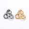304 Stainless Steel Multi-Strand Links, Dragon, Mixed Color, 34x38x7mm, Hole: 6~13mm