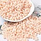 Opaque Colours Luster Glass Seed Beads, Peanut, PeachPuff, 6x3.5x3mm, Hole: 1mm, about 161pcs/10g