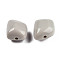 Opaque Acrylic Beads, Polygon, Dark Cyan, 17.5x15.5x11mm, Hole: 2mm, about 230pcs/500g