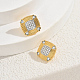 Серьги-гвоздики из латуни DM5598-3