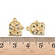 Латунные микро проложить кубического циркония подвески KK-C099-01E-G-3