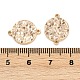 Латунные текстурированные соединительные подвески KK-K351-57C-G-3