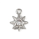 Подвески из латуни с прозрачным фианитом KK-L238-12P-1