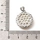 Латунь с резными подвесками из натуральных ракушек KK-Z091-01P-02-3
