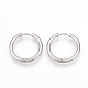 Серьги-кольца Huggie Hoop из нержавеющей стали 201 MAK-R021-17mm-1