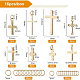 16шт 8 латунные подвески KK-BC0002-81-2