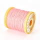 Круглый вощеный полиэфирный шнур YC-E004-0.65mm-N605-2