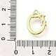 Латунные микро проложить кубического циркония подвески KK-M310-01G-15-3
