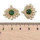 Подвески из синтетического малахита STAS-P380-24G-02-3