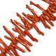 Нити бусин из непрозрачного акрила SACR-P033-01A-08-1
