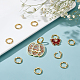 8 шт. латунные застежки-крутилки KK-BC0007-19-5