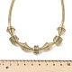 Нерегулярные витые цепочки из нержавеющей стали 304 NJEW-B127-01G-03-3