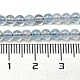 Природные Аквамарин бисер нитей G-A097-B13-03-4