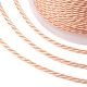 Круглый вощеный полиэфирный шнур YC-G006-01-1.0mm-26-3