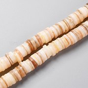 Нити бусин из натуральных пресноводных ракушек SHEL-C001-05