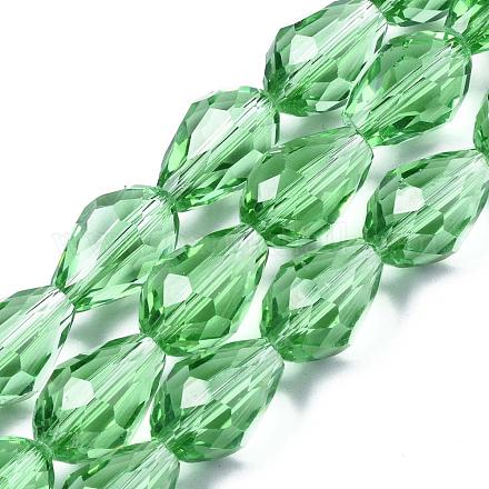 Стеклянные бусины EGLA-E010-10x15mm-14-1