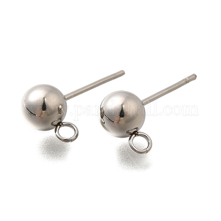 201 фурнитура для сережек-гвоздиков из нержавеющей стали STAS-R156-01P-07-1
