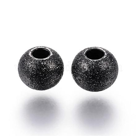 Текстурированные бусины из нержавеющей стали 304 STAS-P108-06B-1