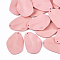 Spray Painted Iron Pendants, Light Coral, 25.5x17.5x2mm, Hole: 1mm