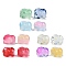 Spray Painted Glass Beads, Elephant, Mixed Color, 11x14x9.5mm, Hole: 1.2mm