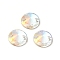 Cone Shape Sew on Rhinestone, K5 Glass Rhinestone, 2-Hole Link, Plated Flat Back, Sewing Craft Decoration, Light Crystal AB, 12x4.5mm, Hole: 0.8mm