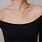 Elegant adjustable Y-shaped pearl pendant necklace for versatile occasions