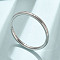 304 Stainless Steel Plain Band Rings, Stainless Steel Color, 2mm, US Size 7 1/4(17.5mm)