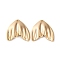 Brass Pendants, Cadmium Free & Nickel Free & Lead Free, Fishtail, Real 18K Gold Plated, 15.5x15.5x1.5mm, Hole: 0.9mm