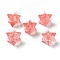 Cherry Quartz Glass Beads, No Hole/Undrilled, Merkaba Star, 14.5~15x14.5~15x14.5~15mm