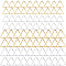 80Pcs 4 Styles Brass Linking Rings, Long-Lasting Plated, Cadmium Free & Lead Free, Triangle, Real 24K Gold & 925 Sterling Silver Plated, 8~11x9~12x1mm, Inner Diameter: 6~9.5x6~10mm, 20pcs/style