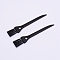 Plastic Brush, Cleaning Brush with Keyboard Brush, Supplies, Black, 83x13.8x4mm