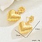 Luxurious Gold Earrings with Elegant Star and Heart Design