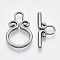 Non-Tarnish 304 Stainless Steel Toggle Clasps, Ring, Stainless Steel Color, Ring: 23x15x2mm, Hole: 7x4mm, Bar: 22x10x2, Hole: 5mm