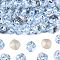 Preciosa® MAXIMA Crystal Fancy Stones, Czech Crystal, 435 36 132 Cushion Square, Dura Foiling, 30020 Light Sapphire, 10x10mm