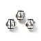 Tibetan Style Alloy Beads, Cadmium Free & Lead Free, Lantern, Antique Silver, 8x8x7.5mm, Hole: 1.5mm, about 1000pcs/1000g