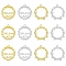 32Pcs 4 Styles Rack Plating Alloy Pendants,  Twist Ring & Bottle Cap with Word Drunk Lady, Platinum & Golden, 22~26.5x20~24x3~3.5mm, Hole: 1.6mm, about 8pcs/style